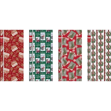 PAPER IMAGES Paper Image Multi-Color Christmas Gift Wrap CW8040A8